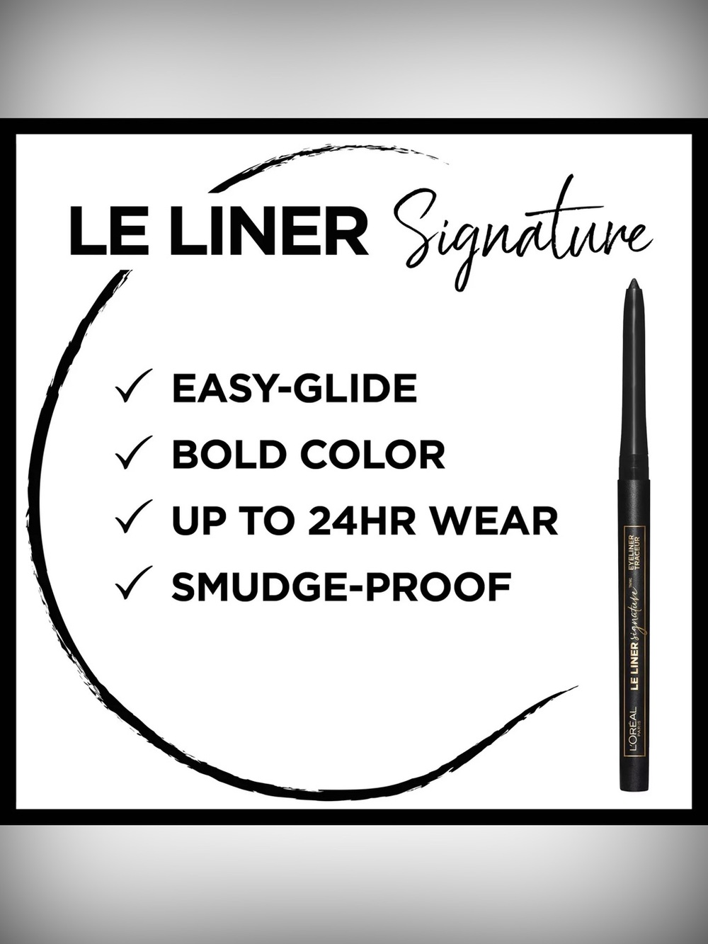 L'Oréal Infallible Pro-Last Waterproof Eye Pencil -Brown, NEW - Picture 4 of 4